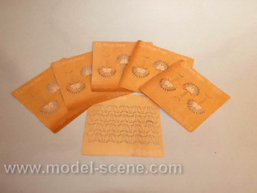 Model Scene - REALISTIC LEAVES 1:35 / 1:32 Palm leaves dry - type II