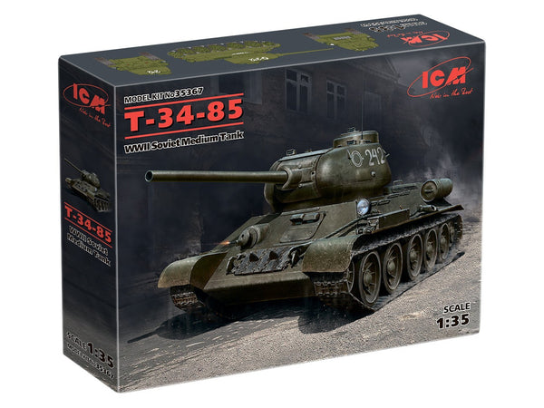ICM 1/35 WW2 T34-85, WWII Soviet Medium Tank