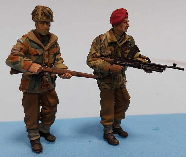 Homefront Miniatures 1/35 scale WW2 British Paras (2 Fig set)