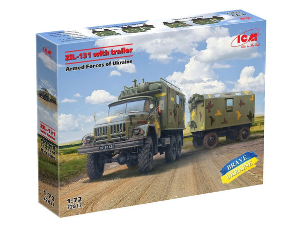ICM 1/72 ZiL-131, Truck with Trailer, Armed Forces of Ukraine