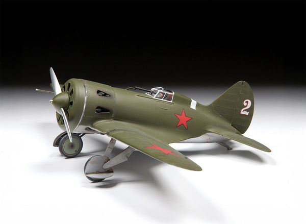 Zvezda 1/48 Scale WW2 Russian I-16 Soviet Fighter plane model kit