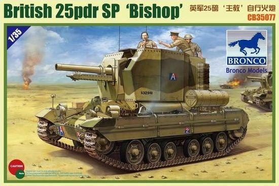 Bronco Models 1/35 Scale WW2 British 25 Pdr SP 'Bishop'