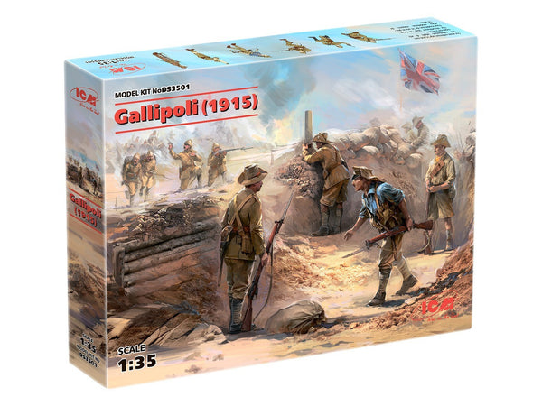 ICM Gallipoli (1915) (ANZAC Infantry (4 figures), Turkish Infantry (4 figures))