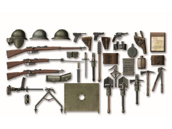 ICM 1/35 WW1 Italian Infantry Weapon and Equipment