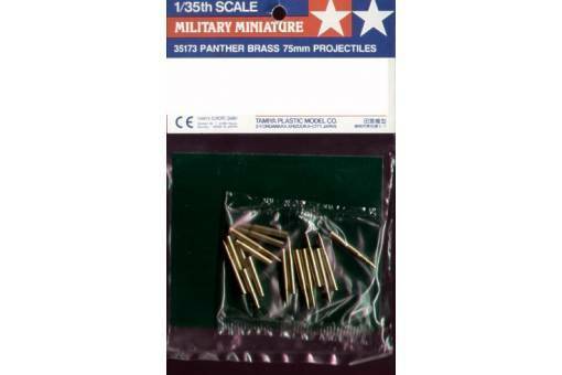 Tamiya 1/35 scale WW2 German Panther tank 75mm Projectiles