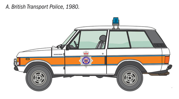 ITALERI 1/24 CARS Range Rover Police Car model kit
