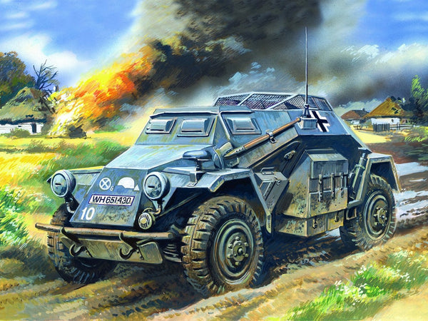 ICM 1/72 WW2 Sd.Kfz.260, German Radio Communication Vehicle