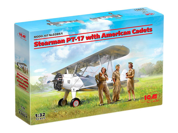 ICM 1/32 scale Stearman PT-17 with American Cadets