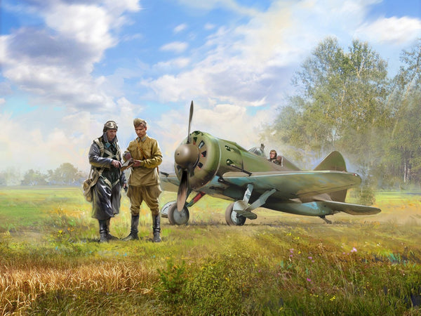 ICM 1/32 WW2 VVS RKKA Pilots (1939-1942) (3 figures)