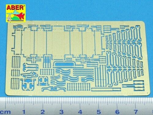 ABER 1/35 scale Photo etch Hand Tools and Tool Box