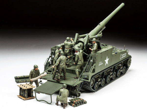 Tamiya 1/35 scale WW2 US Army 155mm SPG M40 self propelled gun
