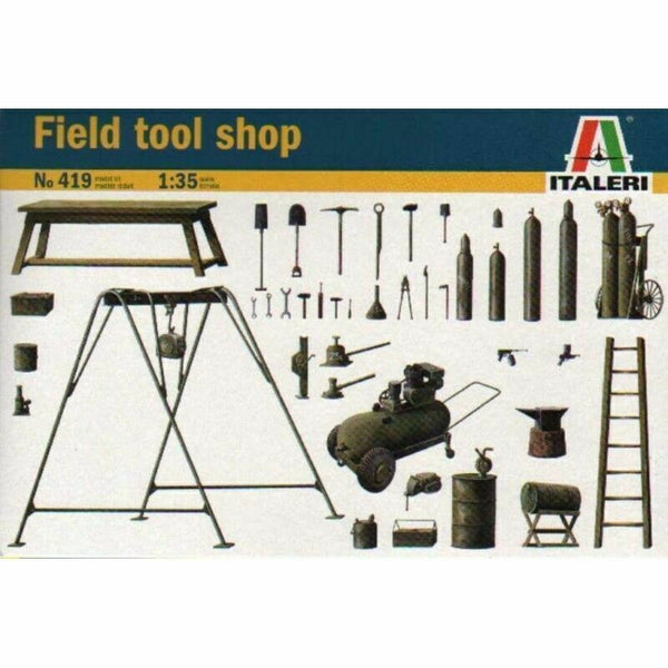 ITALERI 1/35 scale MILITARY WW2 FIELD TOOL SHOP diorama accessory