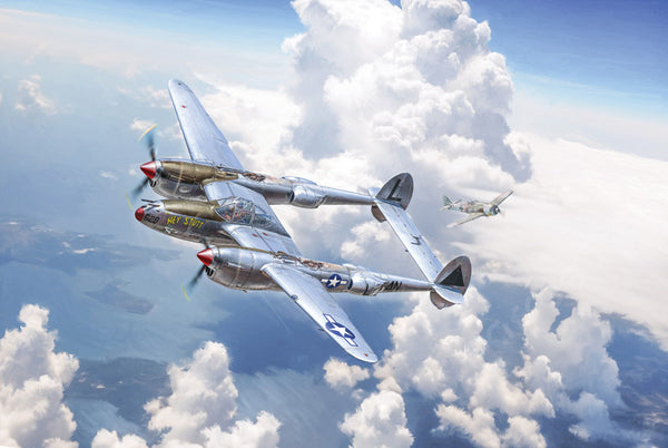 ITALERI 1/48 AIRCRAFT WW2 US P-38J E.T.O.