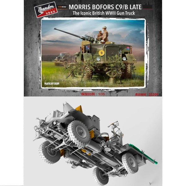 Thunder models 1/35 WW2 British Morris C9/B Bofors Gun Truck
