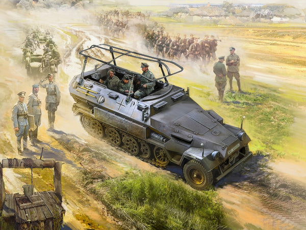 ICM 1/35 WW2 Sd.Kfz.251/6 Ausf.A with Crew