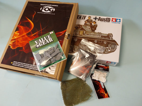 Al's picks set #4 - 1/35 scale diorama pack 'WW2 German Pzkpw IV Ausf. D tank '