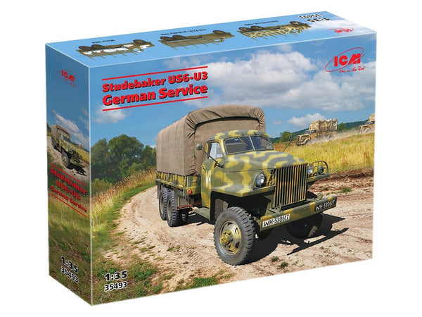 ICM 1/35 WW2 Truck Studebaker US6-U3 In German Service
