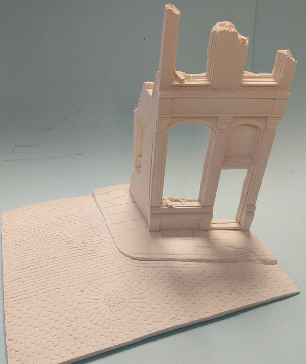 FoG Models 1/35 scale European street corner diorama model kit #2