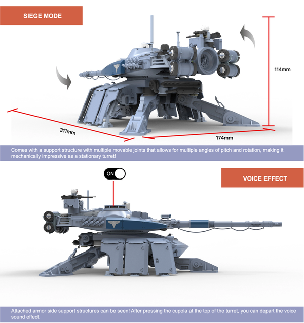 Border Models 1/35 scale BC-002 Grizzly Battle Tank model kit