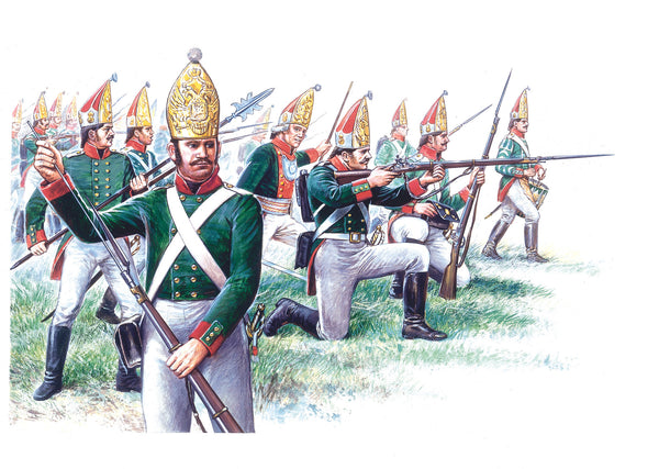 Italeri 1/72 Napoleonic Wars Russian Grenadiers (50 Figures)
