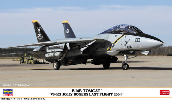HASEGAWA 1:72 F-14B Tomcat 'VF-103 Jolly Rogers Last Flight 2004'