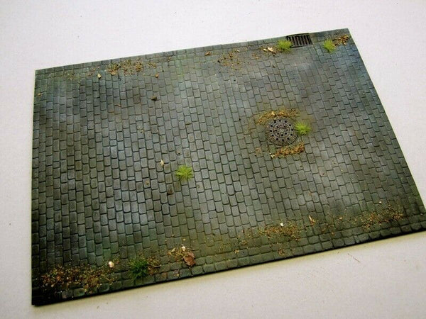 FoG Models 1/35 scale Diorama Base No.14 Drain and Manhole 260mm x 175mm