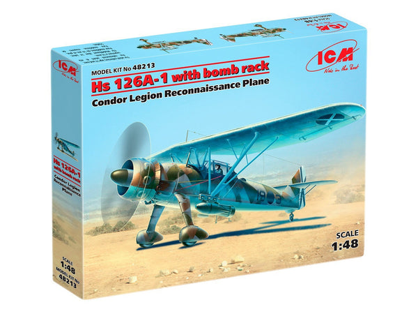 ICM 1/48 Hs 126A-1 with bomb rack, Condor Legion Reconnaissance Plane