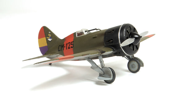 Zvezda 1/72 scale WW2 Russian I-16 Polikarpov Type 5 Soviet Fighter Aircraft