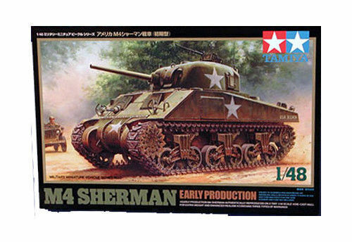 Tamiya 1/48 scale US WW2 M4 SHERMAN TANK EARLY PRODUCTION