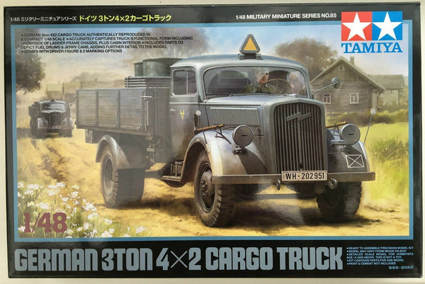 Tamiya 1/48 scale WW2 German 3t 4x2 Cargo Truck model kit