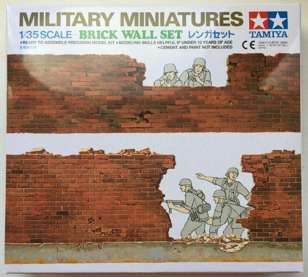 Tamiya 1/35 scale Brick Wall set diorama accessory