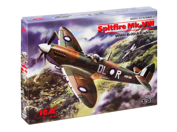 ICM 1/48 WW2 RAF Spitfire Mk.VIII, WWII British Fighter
