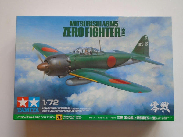 TAMIYA 1/72 Scale AIRCRAFT WW2 IJN Japanese A6M5 ZERO (ZEKE) fighter plane