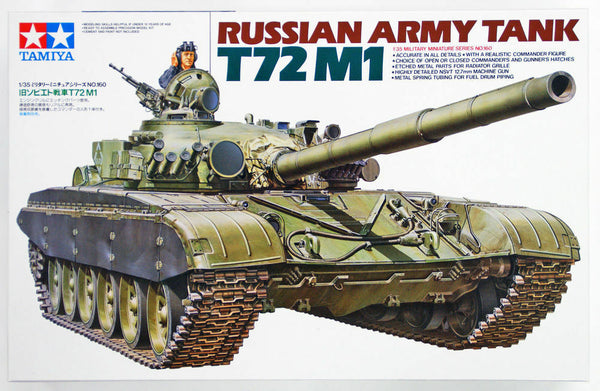 Tamiya 1/35 scale Russian Army Tank T72M1