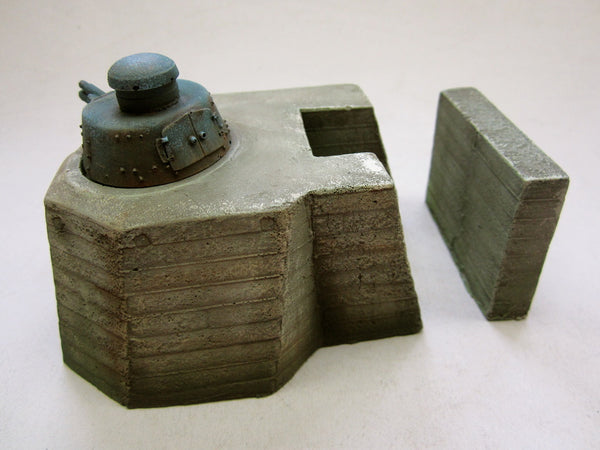 FoG Models 1/35 Scale WW2 German Tobrouk bunker with Tank turret