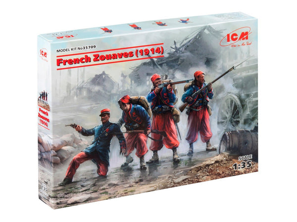 ICM 1/35 WW1 French Zouaves (1914) (4 figures)