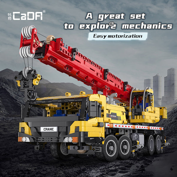 Cada CONSTRUCTION & FARM Full function mobile crane - 1831pcs building block kit
