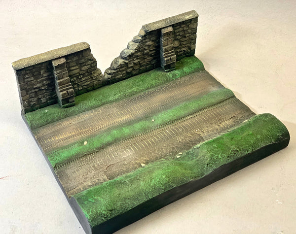 FoG Models 1/35 scale Country lane Diorama base. #2 size 200mm x 240mm