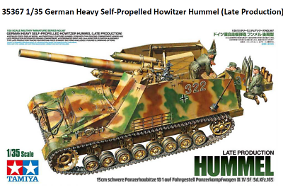 Tamiya 1/35 WW2 German Heavy Self-Propelled Howitzer Hummel (Late Production)