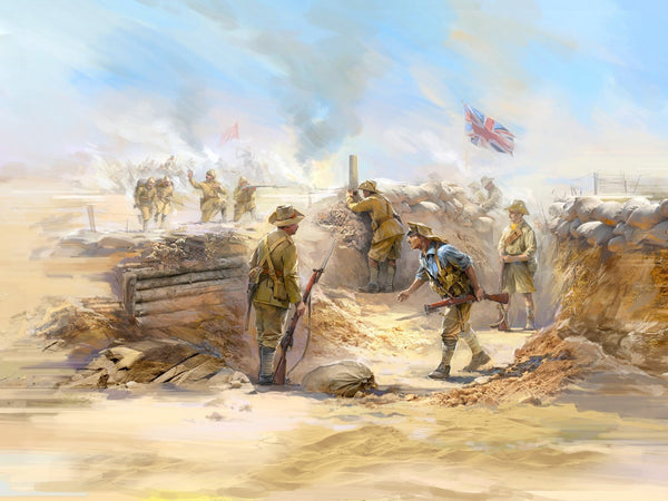 ICM Gallipoli (1915) (ANZAC Infantry (4 figures), Turkish Infantry (4 figures))