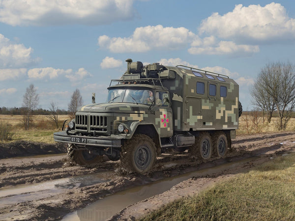 ICM 1/35 ZiL-131 of the Armed Forces of Ukraine with Driver Figure