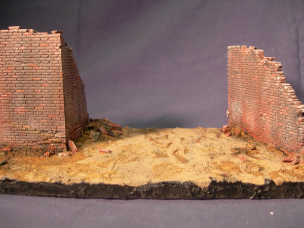 FoG Models 1/35 Scale Village walls Battle damaged wall sections corner and straight