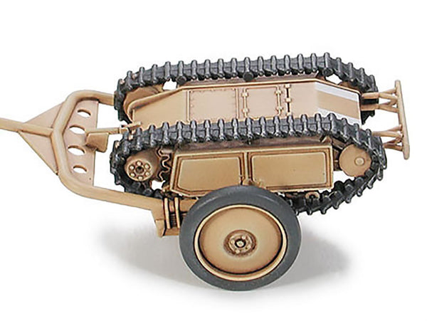 Tamiya 1/48 scale WW2 German Kettenkraftrad w/cart & Goliath