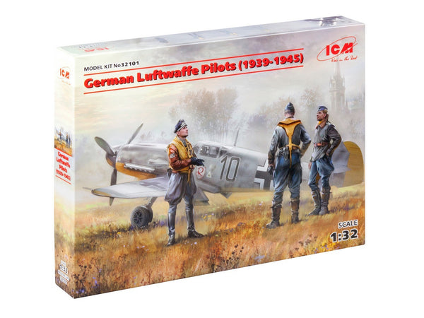 ICM 1/32 WW2 German Luftwaffe Pilots (1939-1945) (3 figures)