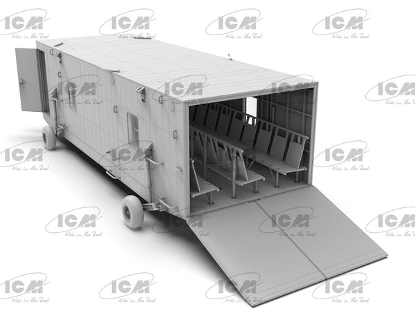 ICM 1/35 Universal Military Pod with M8A1 U.S. Landing Mat