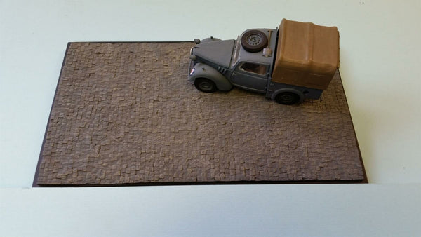 FoG Models 1/35 scale Diorama Base No.15 Small cobble 215mm x 140mm