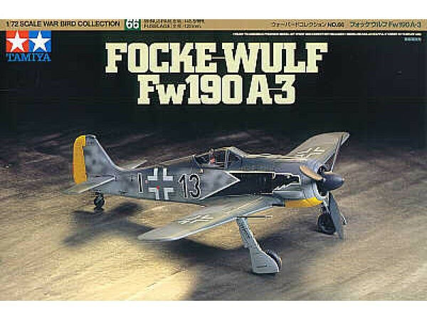 TAMIYA 1/72 AIRCRAFT WW2 GERMAN FOCKE WULF 190 A-3