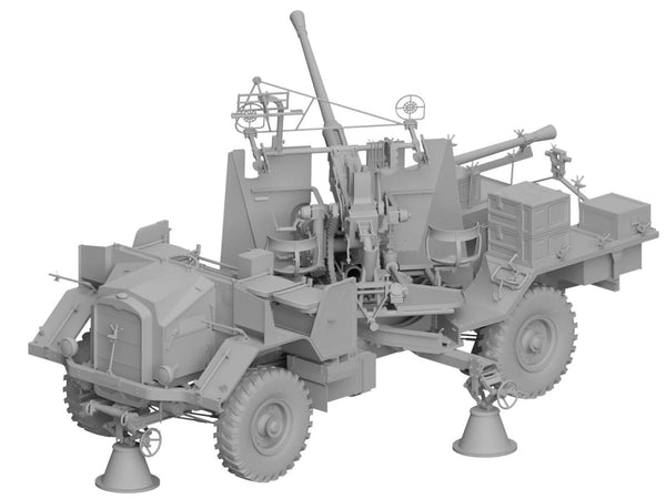 Thunder models 1/35 WW2 British Morris C9/B Bofors Gun Truck