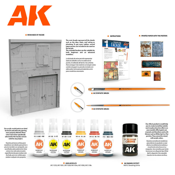 AK Interactive 1/35 scale ALL IN ONE SET -BOX 1 – CHARVINS FACADE
