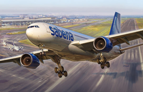 ZVEZDA 1/144 scale CIVIL AIRLINER Airbus A330-200 plane model kit